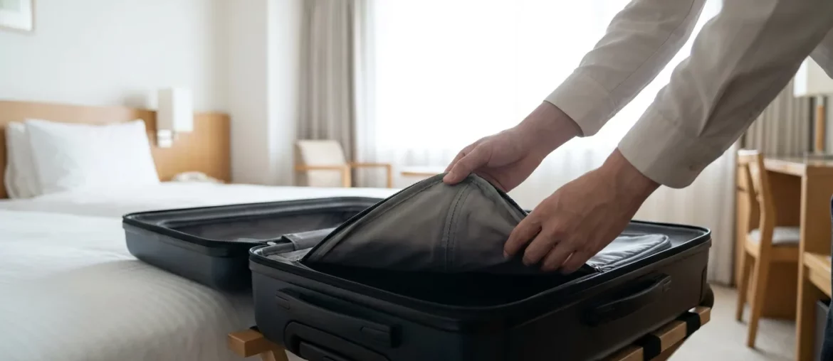 Inspecter sa valise au retour de vacances pour ne pas ramener de cafards
