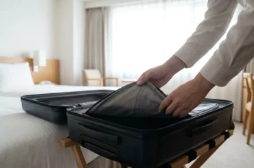 Inspecter sa valise au retour de vacances pour ne pas ramener de cafards