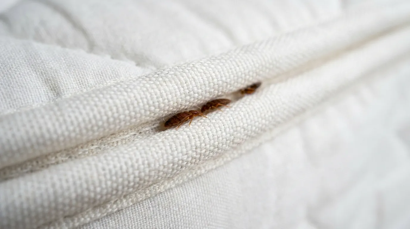 Les coutures, étiquettes et poignées du matelas sont la première cachette à inspecter.