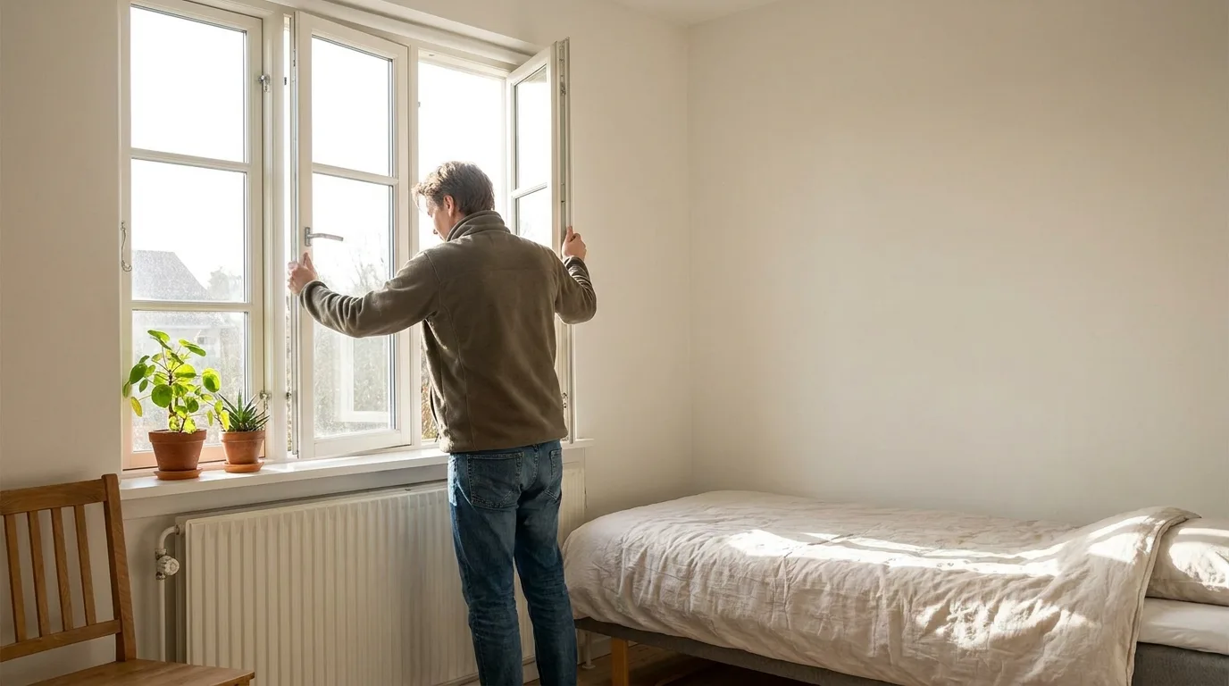 Après le temps d'action, une aération prolongée est indispensable avant de réoccuper la pièce.