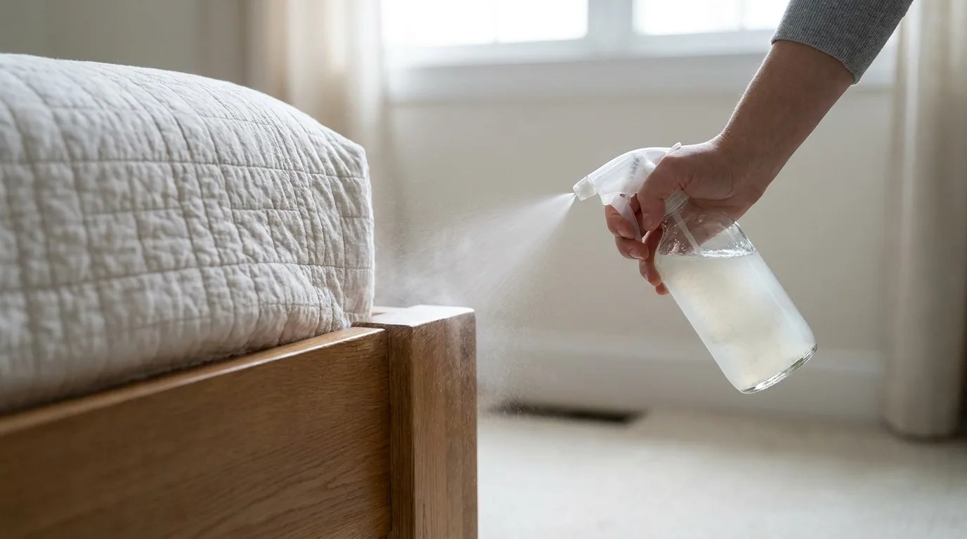 En spray sur le pourtour du lit, les huiles repoussent mais n'éliminent pas une infestation installée.
