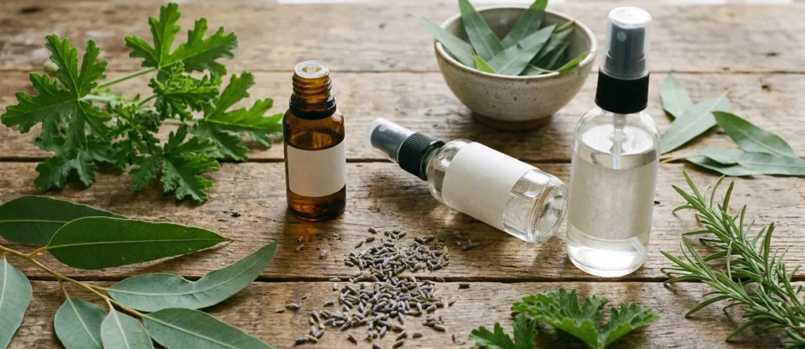 Un spray anti-moustique maison aux huiles essentielles