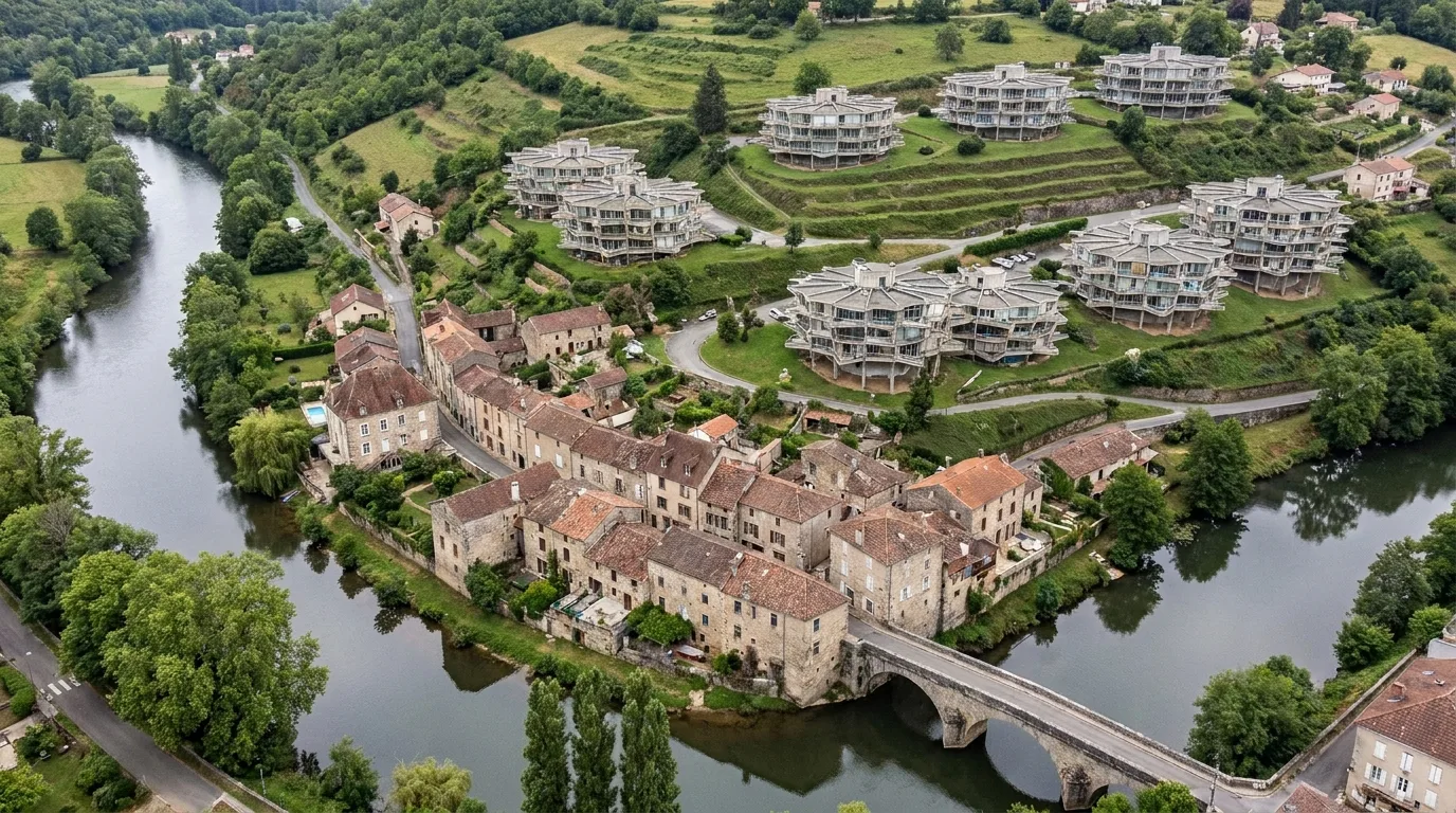 Les Étoiles de Givors sur les coteaux, au confluent du Rhône et du Gier.